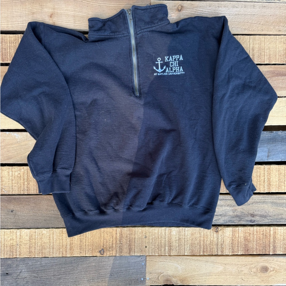 Gildan Women’s Black Zip Up Quarter Zip
